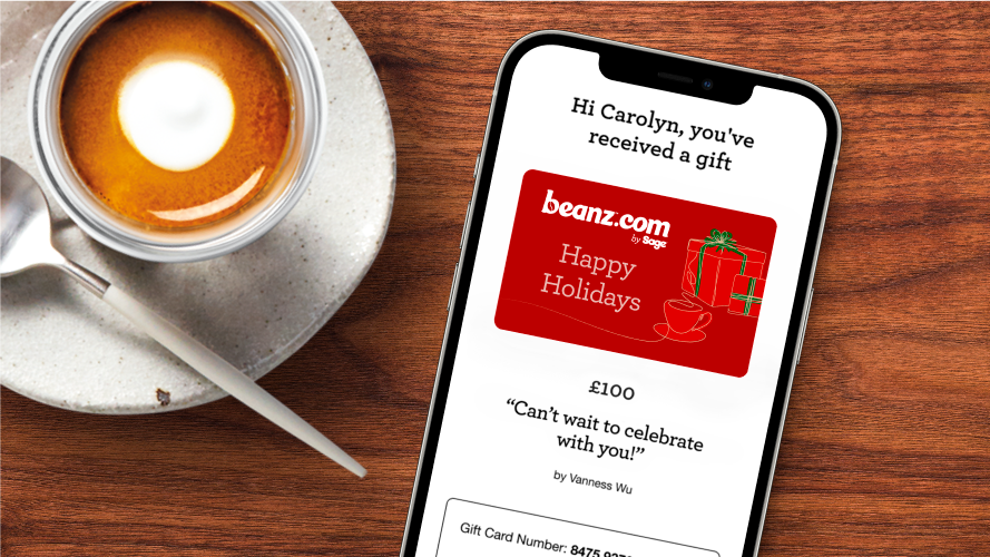 Digital Gift Card on Mobile 