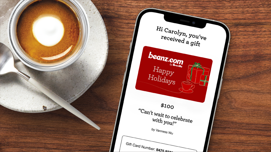 Digital Gift Card on Mobile 