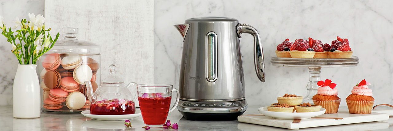 Breville - The IQ Kettle 7-Cup Electric Kettle - Brushed Stainless Steel