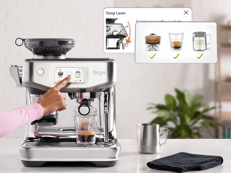 Sage - The Barista Pro, Acero Inoxidable Cepillado