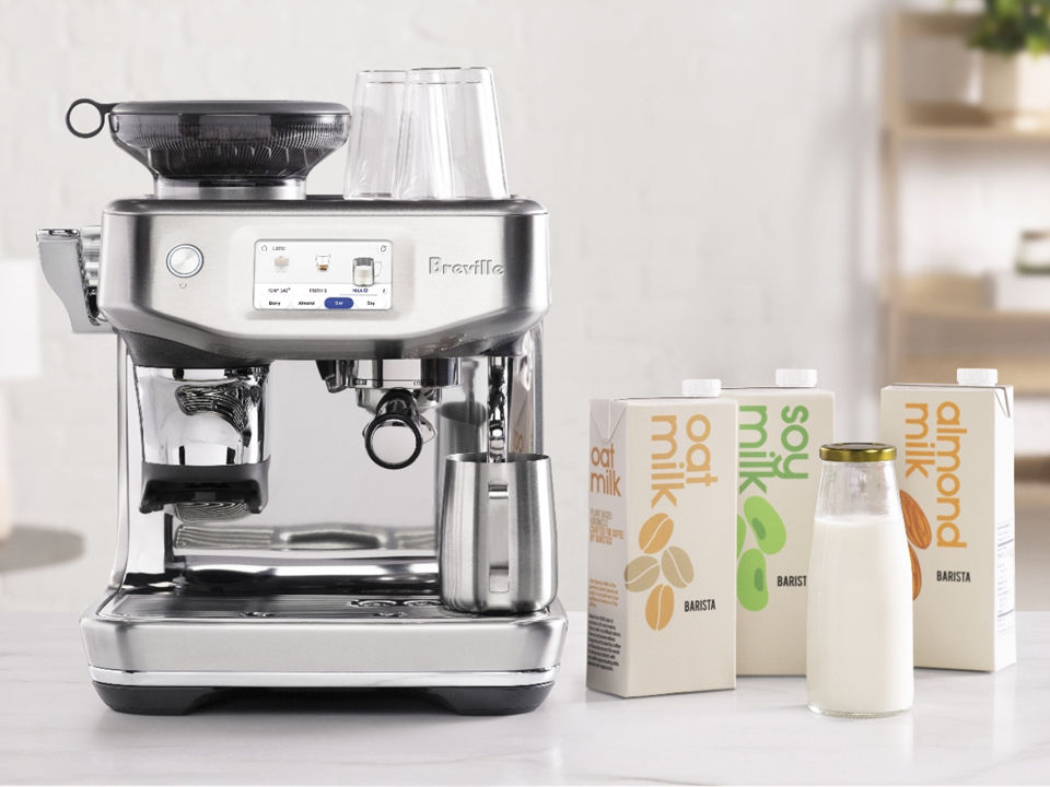 Breville Barista Express Impress Espresso Machine – Vaneli's Handcrafted  Coffee