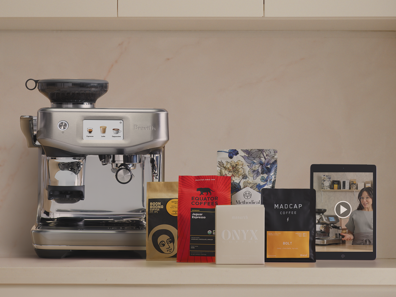 espresso machine with coffee bags 