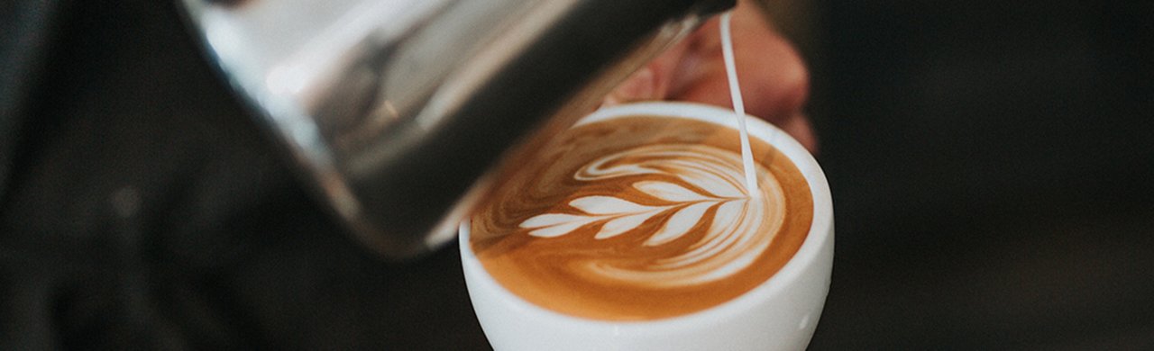 latte art in a cup