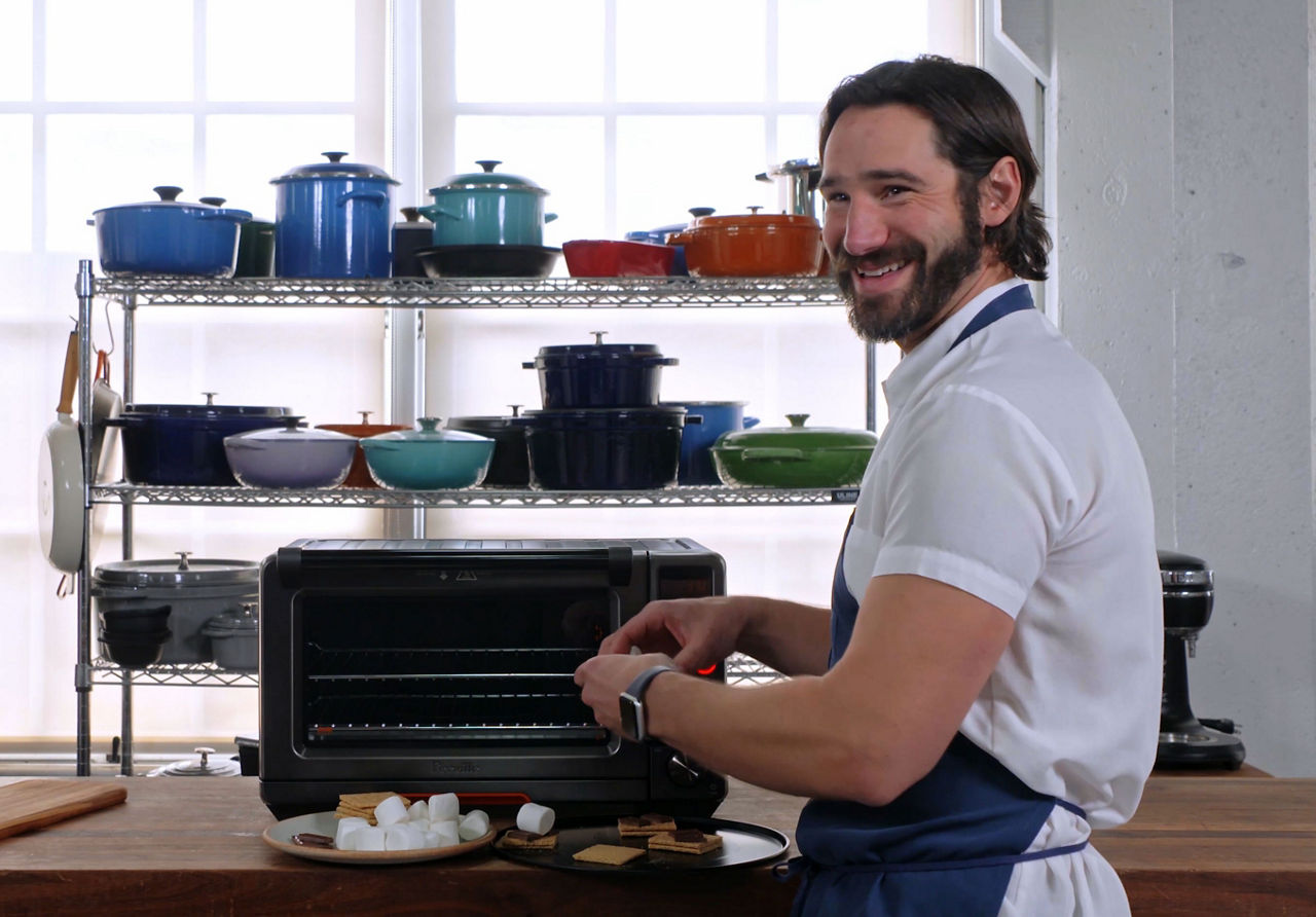 Watch Grant make “Indoor S’mores”