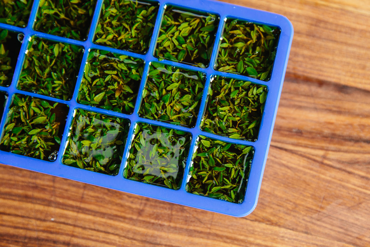 Tips & Tricks: Freeze Fresh Herbs Into Flavor Nuggets