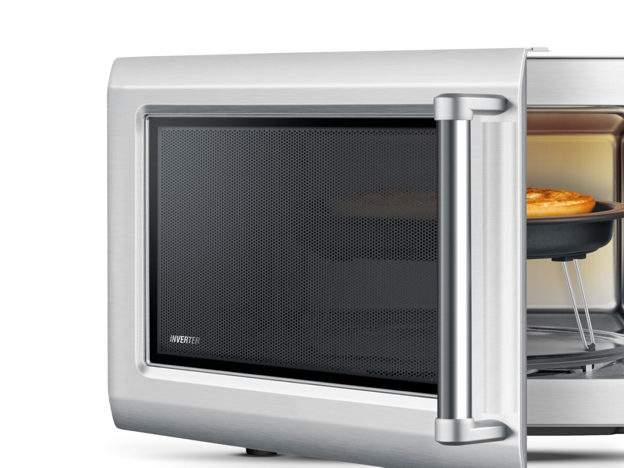 Microwave oven for defrosting and reheating