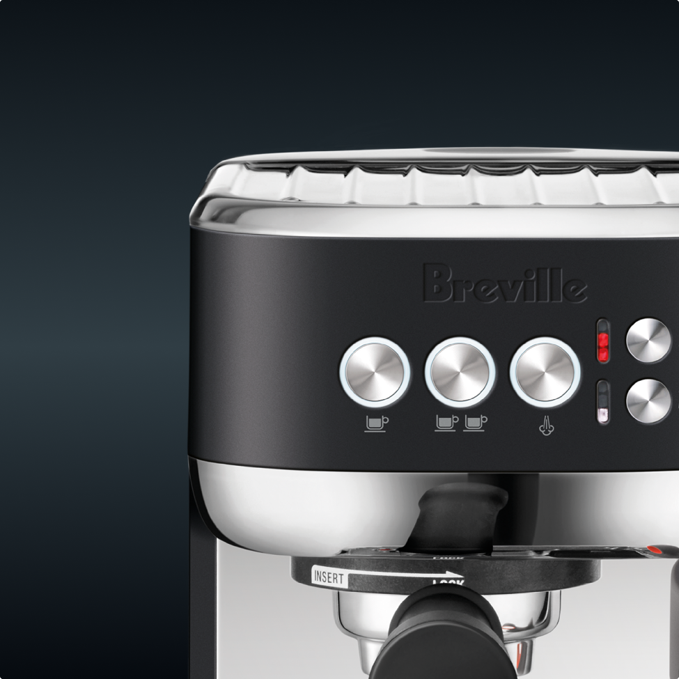 Breville Bambino Plus Espresso Machine (Royal Champagne) 