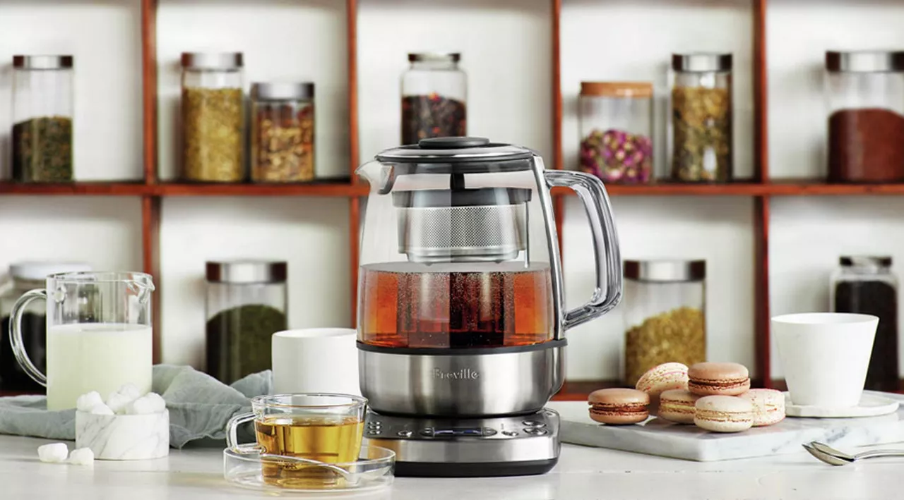 Best Buy: Breville 1L Electric Tea Maker/Kettle Smoked Hickory