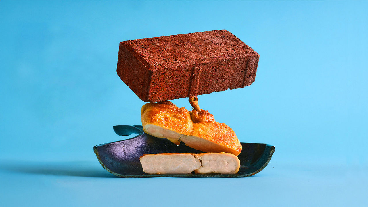 Pan-Seared Brick Chicken